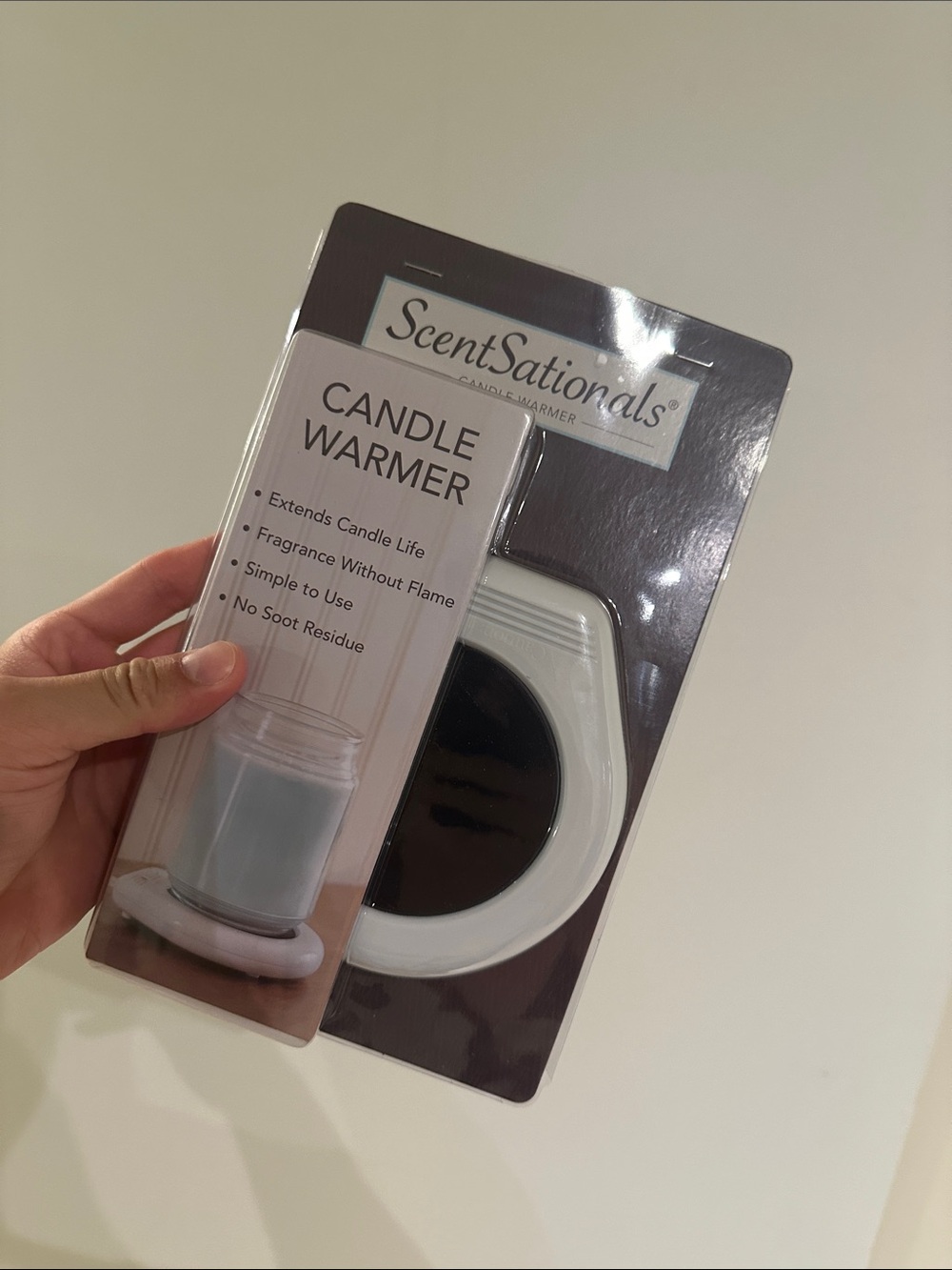 NEW！ScentSationals White Candle Warmer